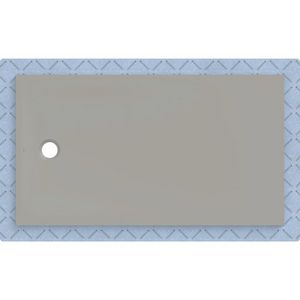 Douchevloer CleanFloor30 met afdichtingsvlies grijs: 160x90cm