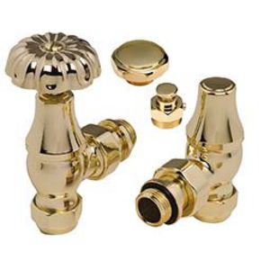 Kranenset Fleur messing 1/2" haaks