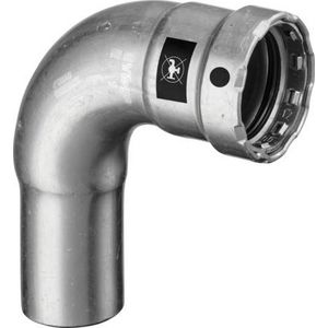 Insteekbocht 90° Megapress-spie x persaansluiting 3/8" 4216.1 VVE=10