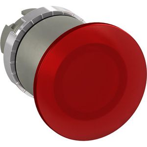 Verlichte paddestoelknop Ø40mm niet terugverend rood