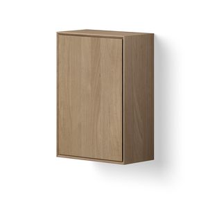 Wooden Cabinet Facet Mini hoogte 60cm massief eik old grey