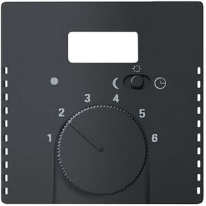 Centraalplaat voor thermostaat 1095/96UTA f-matzwart