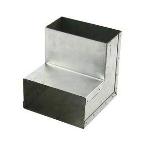 Instort bocht verticaal 220mm x 80mm 90°