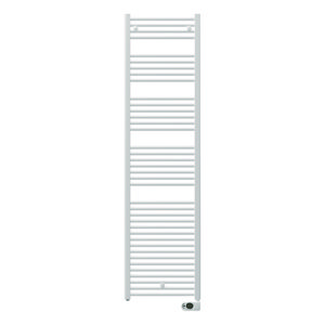 Elektrische handdoekradiator HESTIA-E 1226x500mm wit RAL9016 750W incl. geïnt. thermostaat