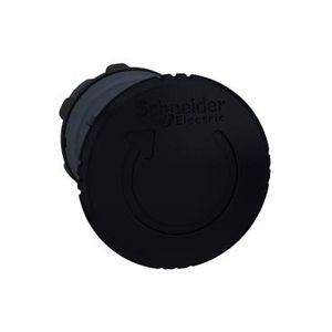 Vuistslagkop 40mm drukknop 22mm Draaiontgrendeling Zw
