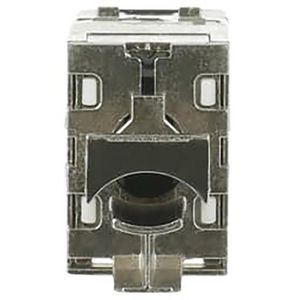 Modulair Jack inzetstuk Keystone Cat 6a RJ45 8(8) zilver (0229/04)