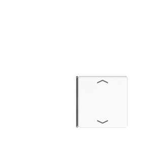 Tastafdekking A/AS 4-voudig pijl alpinwit KNX
