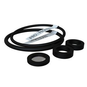 Set voor Pro, Fill, Clean (O-ringkop 2 stuks + pakking gaas)