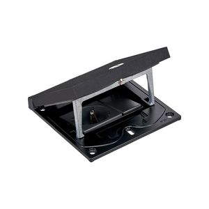 Deksel vloerdoos Zwart 1x contactdoos en 1x 22,5x45mm K45 IP66