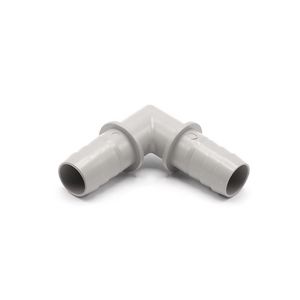 Afvoerslangverbinder 19x19mm haaks grijs