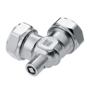 Kniekoppeling knel vertind met ontluchter 15x15mm KIWA