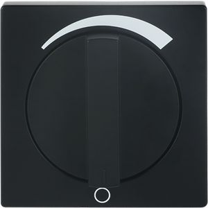 Centraalplaat + greep volume f-matzwart (1740 DR/03-885)