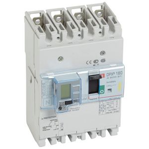 Vermogensschakelaar 160 Thermomagn.+RCD 25A 4P 16kA DPX3
