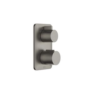 LISSÉ Inbouwthermostaat stopkraan Dark Platinum gebors.