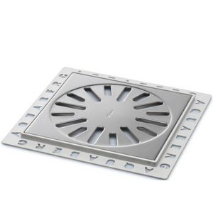 Renovatieput 146x146mm ABS/RVS inbouwdiepte 6mm excl. reukafsl.