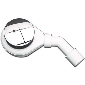 afvoer/sifon douchebak Viega chroom Ø90mm kunststof/chroom