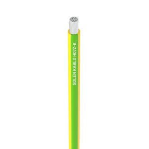 Rol a 100mtr aardingskabel 6mm²  geel/groen Solen Kablo  H07Z-K DCA