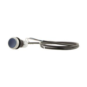 Signaaldrukknop RMQ Compact blauw vlak 1no/0nc open 185585