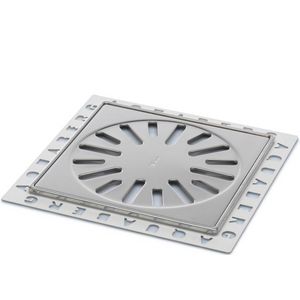 Renovatieput 146x146mm ABS-RVS/RVS inbouwdiepte 5mm excl. reukafsl.