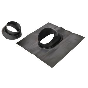 Universele dakdoorvoerpan 15?60° Ø80/125 mm (antraciet)