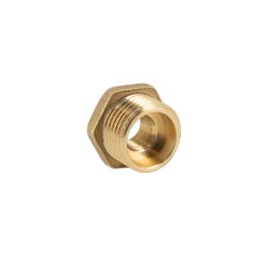 Verloopring messing 1/2" bt. x 1/8" bn.
