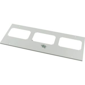 Dak- of bodemplaat voor F3A flensen IP55 BxD=850x400mm
