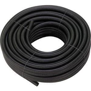 Rol a 50mtr. mantelbuis PE 21mm kunststof/zwart tbv buis 15mm