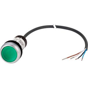 Signaaldrukknop RMQ Compact groen vlak 1no/0nc open 185586