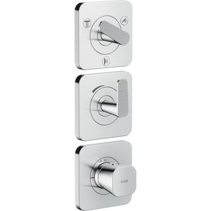 Afbouwdeel termostaat module 380/120 rozet v 3 douchefun. Cubic Cut greep chroom Citterio-C