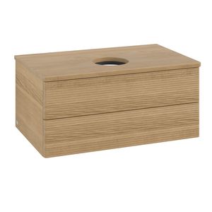 Wastafelonderkast Antao 800x360x500mm Honey Oak L19111HN