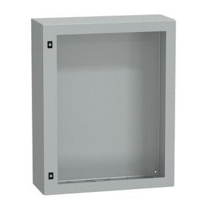 Deur 1000x800x300mm IP66 / IK08 Transparant RAL7 Spacial CRN