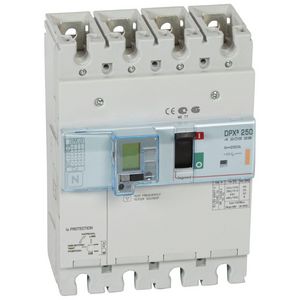 Vermogensschakelaar 250 ELE + RCD 250A 4P 25kA 420329 DPX3