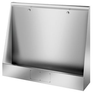 Urinoir staand L.1200 toevoer achteraan LP RVS 304 mat gepol