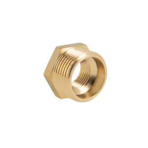 Verloopring messing 1" bt. x 1/2" bn.
