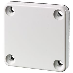 Blindplaat 50x50mm grijs