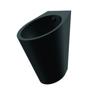 Hangurinoir toevoer achteraan RVS mat zwart