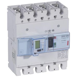 Vermogensschakelaar 250-e + mt 4-polig 160A 36kA DPX3