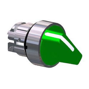 Kop voor keuzeschakelaar 2 standen Ø22mm Groen