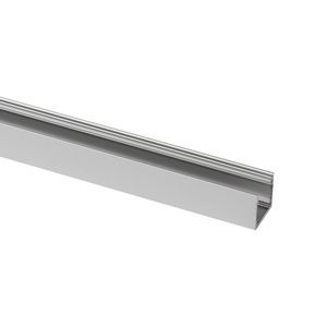 Aluminium profiel 2m mat satijn 25mm geanodiseerd 46291300