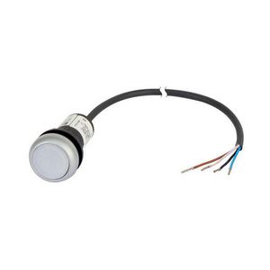 Signaaldrukknop RMQ Compact wit vlak 1no/0nc open ei 185588