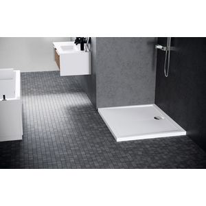 Douchebak olympic 90x80 b.11,5cm beige