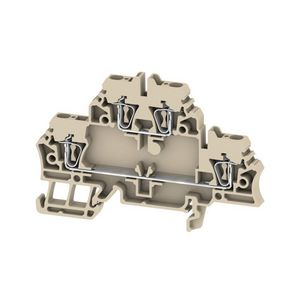Doorvoerklem beige 2.5mm² 1674300000