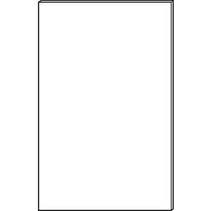 Gipsplaat 1300x600x18 overige/plaat VVE=30