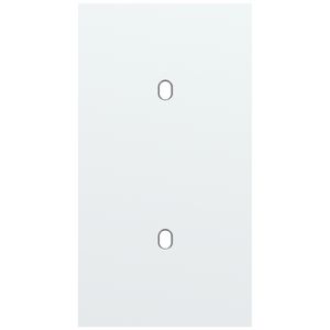 Tweevoudige afdekpl. verticaal 71mm centerafstand twee enkel