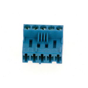 Aansluitklem 5-pol. SG blauw