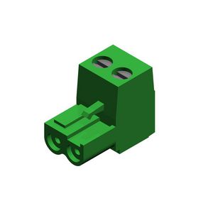 Afsluitklem 2-polig wa groen