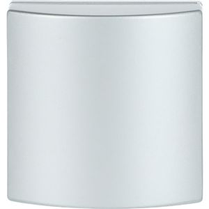 Centraalplaat klapdeksel v 50 x 50 telecom f-aluzilver