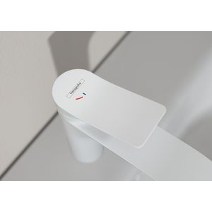 Vivenis 1-hendel wastafelkraan 110 CoolStart 75024700 mat wit