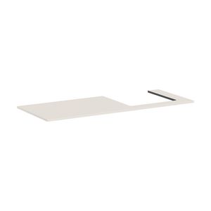 Console Xilesa E 1375/550 met uitsparing  rechts gesl. opzetwastafel SMB