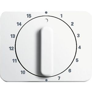 Centraalplaat + greep voor 1070U 15min a-albast/st w (1770-24G-101)